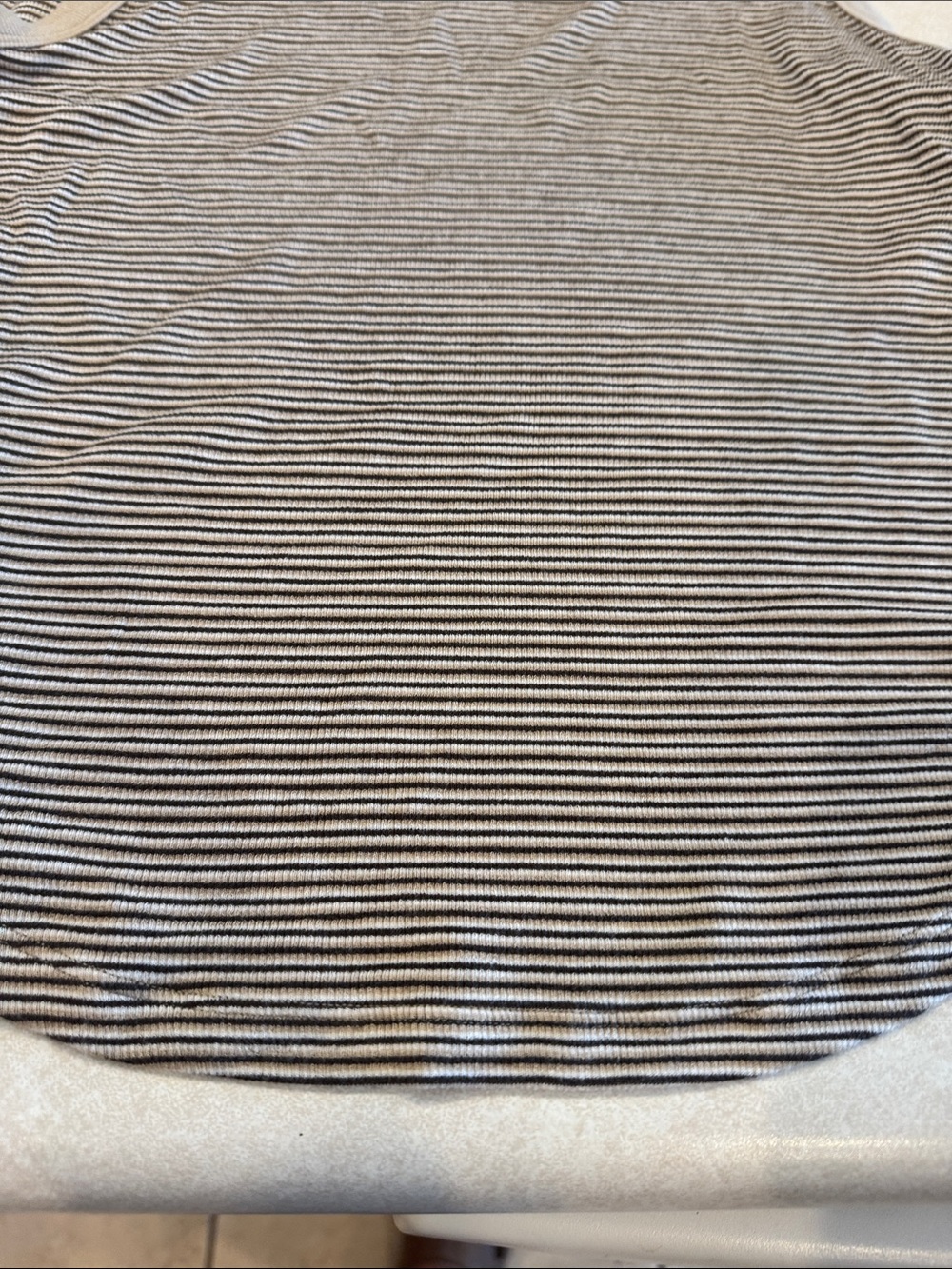 lululemon athletica Striped Tank Top in Beige and Black - Picture 7 of 10